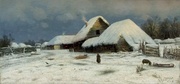 Konstantin Kryzhitsky – Winter. Village.jpg