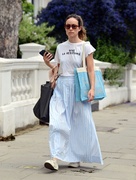 Olivia Wilde out on a sunny day in North London on June 3, 2021