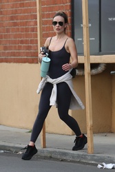 Olivia Wilde - Leaving the gym in Los Angeles CA 02/16/2024