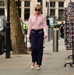 Ashley Roberts - Seen at the Global Radio studios in London 04/26/2023