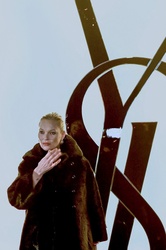 Kate Moss - At YSL Show During PFW in Paris 02/27/2024