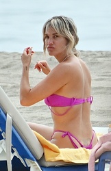 Ashley Roberts - In a Pink Bikini in Marbella 08/30/2022