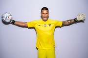 Alphonse Areola - Michael Regan photoshoot during the official FIFA World Cup Qatar 2022 portrait session in Doha, Qatar - November 17, 2022