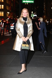 Uma Thurman - Arrives at the New York Public Library for the Tory Burch Fashion Show During NYFW  02/12/2024
