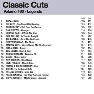 Mastermix Classic Cuts Vol 160 Legends (Mp3)