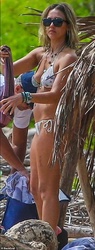 Jessica Alba - In a Bikini at a Beach in Hawaii - 04/25/2022 Tagged