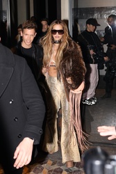 Rita Ora - Leaves her hotel in Paris 01/20/2024
