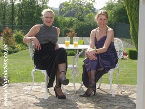 Permanent Link to Drinks on the terrace with Edith and Janice