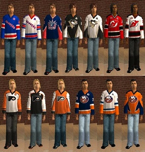 Mod The Sims - Hockey Jerseys - Set 1
