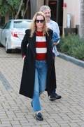 Leslie Mann - Exits Cafe Habana in the heart of Malibu 01/21/2024