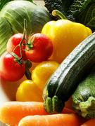 Свежие фрукты, овощи, еда на белом фоне / Fresh & Healthy (46xUHQ) MEHJ5B_t