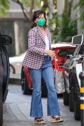 Milla Jovovich - Lunch at Beverly Wilshire Hotel in Beverly Hills 10/22/2021