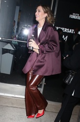 Kristen Wiig - Exiting the Palm Royale screening and Q&A in New York 03/21/2024