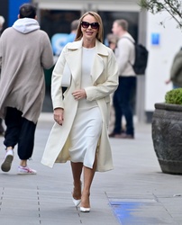 Amanda Holden - Leaves Global Radio Studios in London 02/23/2023