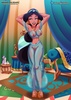 Jasmine and Aladdin - Characters of cartoons, films and video games