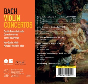 Cecilia Bernardini, Dunedin Consort & John Butt - Bach: Violin Concertos (FLAC)