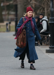 Naomi Watts - Onset of ''The Friend'' set in Downtown, Manhattan 02/16/2024