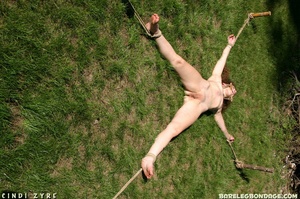 Permanent Link to BareLegBondage – Cindy Zyre – Spread In The Woods