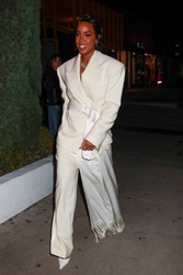 Kelly Rowland - Arrives at a private event hosted at the renowned Catch Steak restaurant in West Hollywood 02/22/2024
