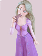 Tangled  Rapunzel - Characters of cartoons, films and video games