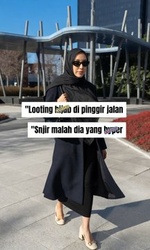 Tante Hijab Hitam