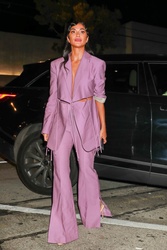 Nicole Scherzinger - Arriving for dinner at Craig's in West Hollywood 10/18/2021