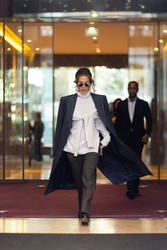 Rita Ora - Leaving her hotel to go to the Dior fashion show in Paris 01/19/2024