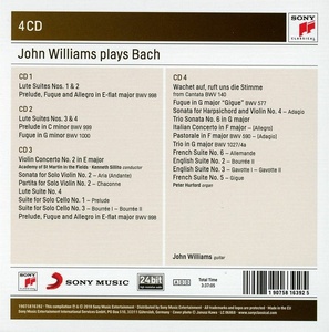 John Williams plays Bach (4CD) (Flac)
