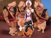 Jasmine and Aladdin - Characters of cartoons, films and video games