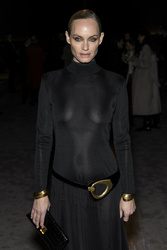 Amber Valletta - At Tom Ford FW 24 runway during Milan Fashion Week in Italy 02/22/2024