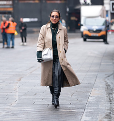 Myleene Klass - At Global Radio Studio in London 10/18/2021