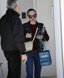 Christina Ricci - Leaving Lancer Dermatology center in Beverly Hills 03/09/2023