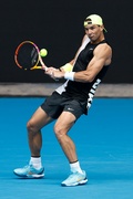 Rafael Nadal - Seen during a practice session ahead of the 2023 Australian Open at Melbourne Park in Melbourne, Australia - January 13, 2023