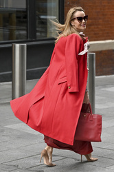 Amanda Holden - Leaving Global Studios in London 04/26/2023