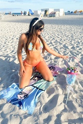 Claudia Romani - On the Beach in Miami FL 03/31/2024