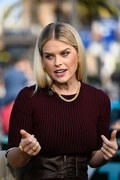 Alice Eve - Visits 'Extra' at Universal Studios Hollywood in Universal City - January 10, 2019