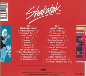 Shakatak - Emotionally Blue / On The Corner (2CD) (2021) FLAC