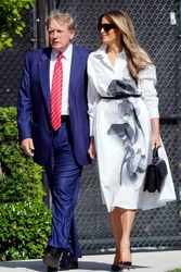 Melania Trump arrives to vote in Florida's primary election in Palm Beach 19.03.2024 (x10)