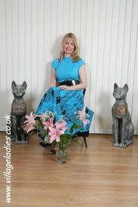 Permanent Link to Ruby in blue with cats