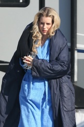 Lottie Moss - On Her Last Day Filming “April X” in Bucharest 02/13/2024