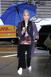 Hannah Waddingham - Arrives for an interview on The Drew Barrymore Show in New York 04/02/2024