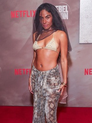 Jessie Reyez - Attends Netflix's Rebel Moon Part Two: Songs Of The Rebellion Album Release Event at Knockdown Center in Queens, New York 04/03/2024