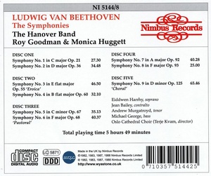 Beethoven Symphonies 1-9 The Hanover Band (1988) FLAC